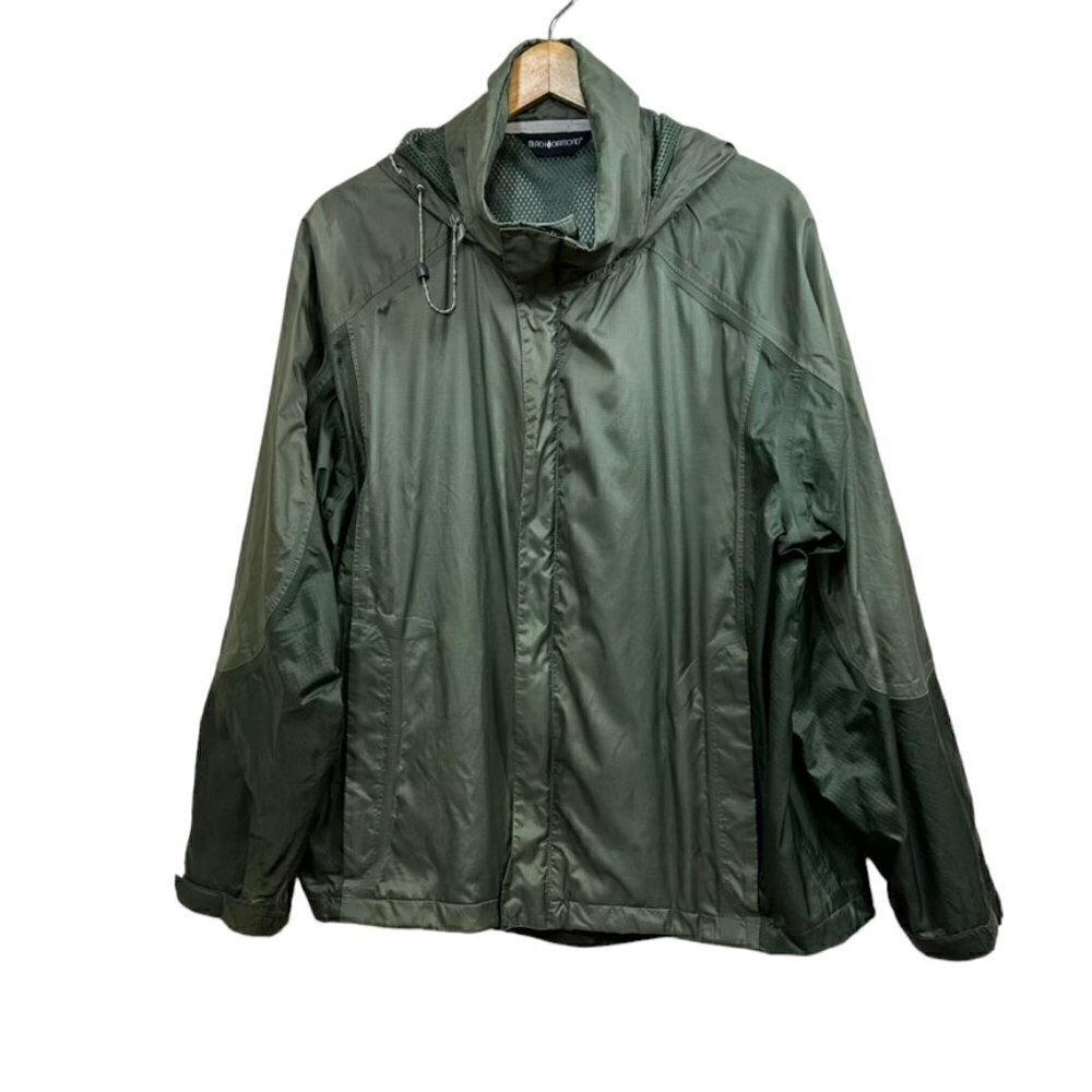 Vintage Black Diamond Men's OD Green Long Sleeve Jacket, Large